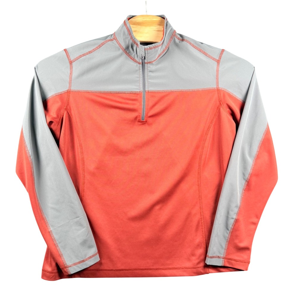 North End Womens XL Quarter Zip‎ Performance Top Athletic Sporty Gorpcore Hiking